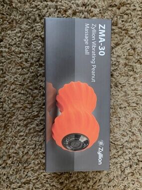Orange ZMA-30 Vibrating Peanut Massage Ball